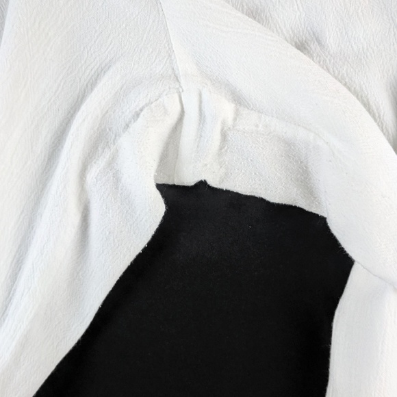 Chico's White Crinkle Cotton Palazzo Pants 2X - Picture 7 of 8